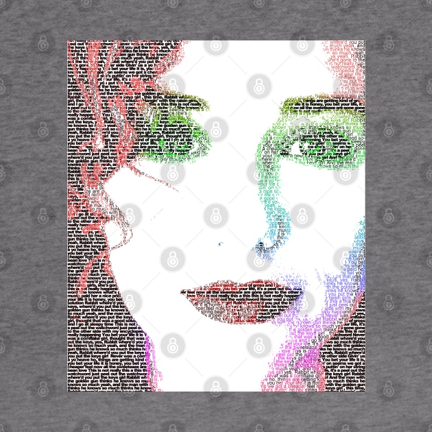 Tori Amos Word Portrait (Cornflake Girl lyrics) by RandomGoodness